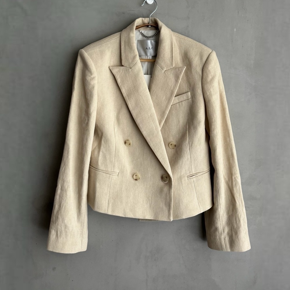 A.L.C. River Double-Breasted Blazer - Picture 2 of 12